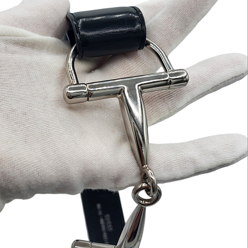 Gucci Tom Ford Oversized Horsebit Belt Black 80 - Picture 6 of 16